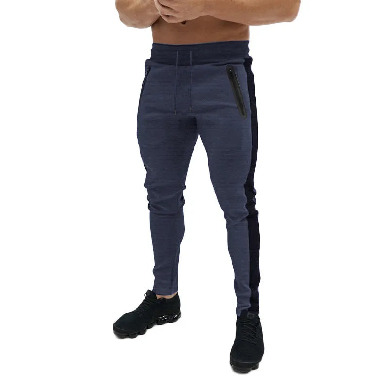 new Casual Pants Men Fitness Sportswear Tracksuit Bottoms Skinny Sweatpants Cotton Trousers Gyms Jogger Track Pants Mens Joggers