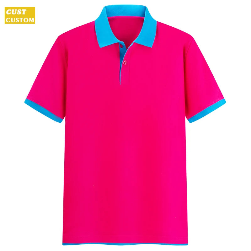 Polo Shirt High Quality Shirts For Men Custom Logo 65% Cotton 35% Fiber