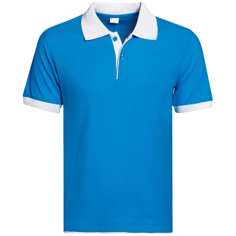 Polo Shirt High Quality Shirts For Men Custom Logo 65% Cotton 35% Fiber