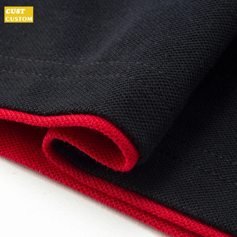 Polo Shirt High Quality Shirts For Men Custom Logo 65% Cotton 35% Fiber