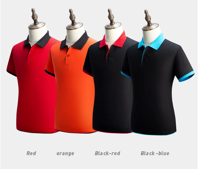 Polo Shirt High Quality Shirts For Men Custom Logo 65% Cotton 35% Fiber