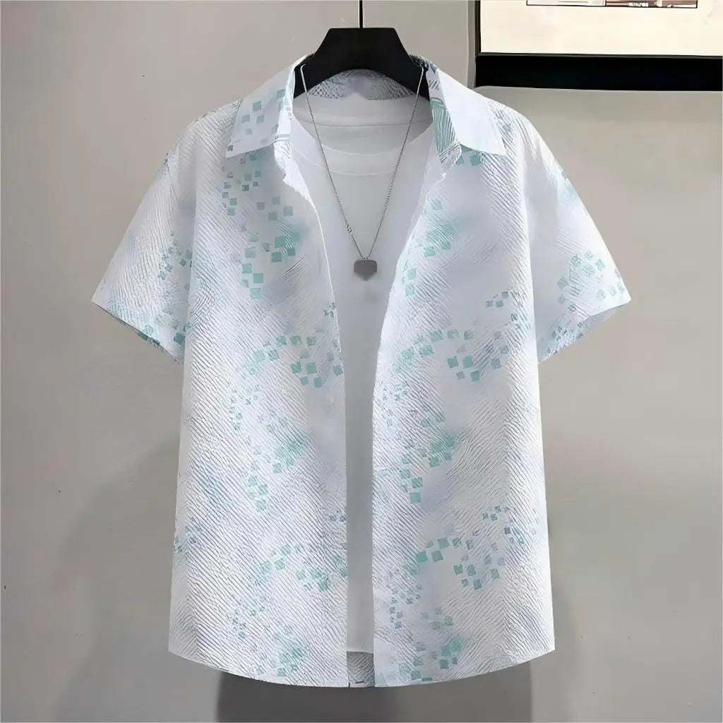 Summer Outfits That Firmly Refuse to Look the Same with Niche Designed Details for Men's Stylish Short-sleeve Shirts