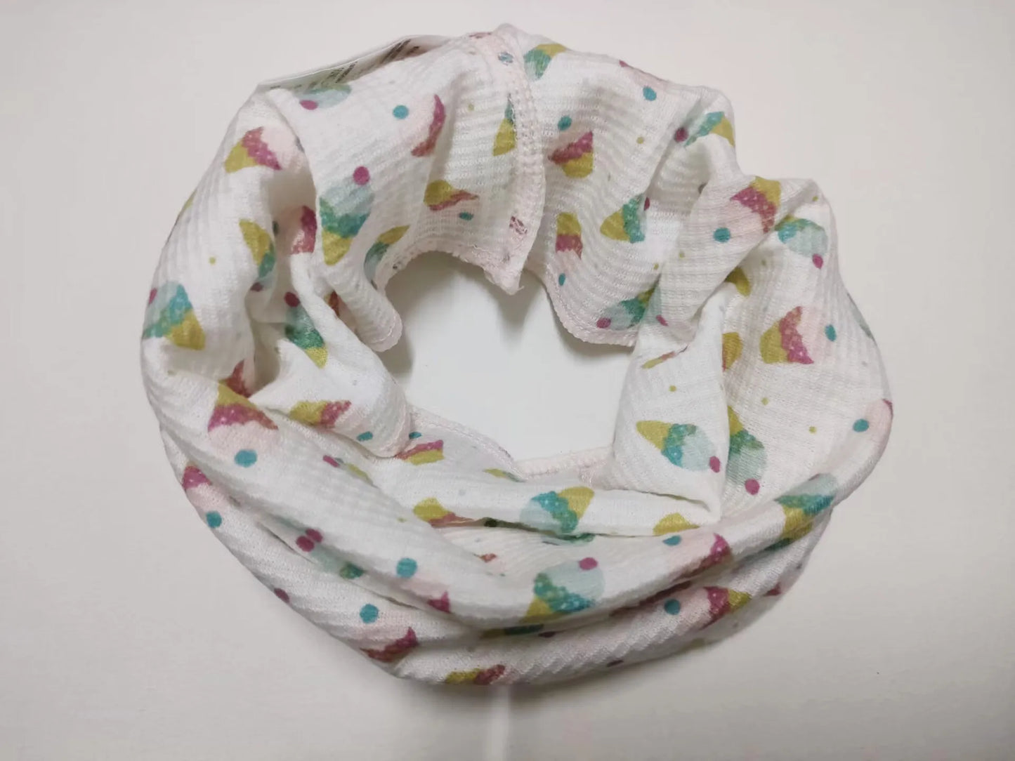 New Autumn Winter Girls 100% Cotton Scarf Children Scarf Bibs LIC Boys Girls O Ring Scarf Lovely Kids Collar Children Bufandas