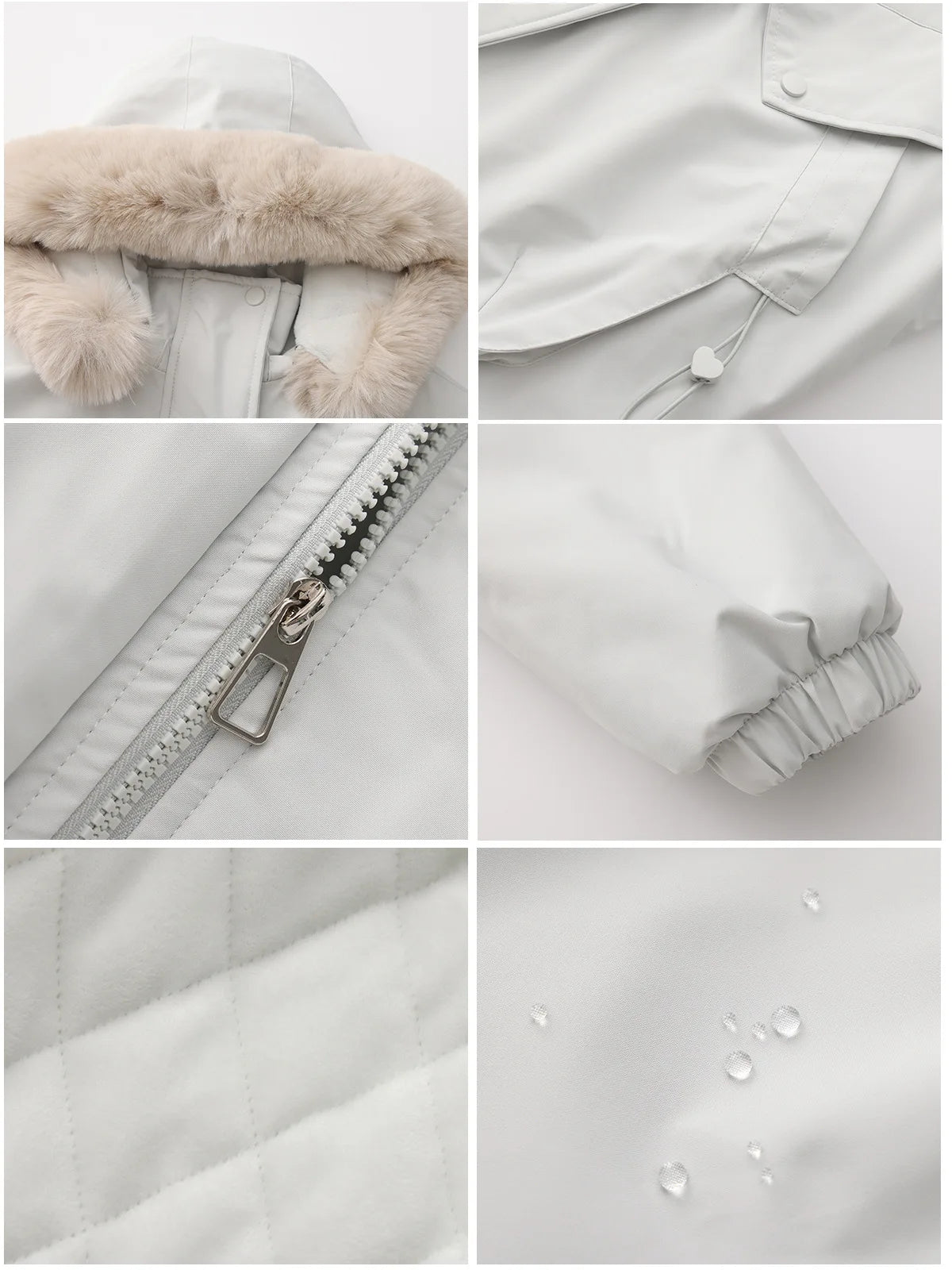 Cotton Coat Women 2025 Winter Mid-length Parka Plus Velvet Korean Style Large Fur Collar Plus Velvet Coat