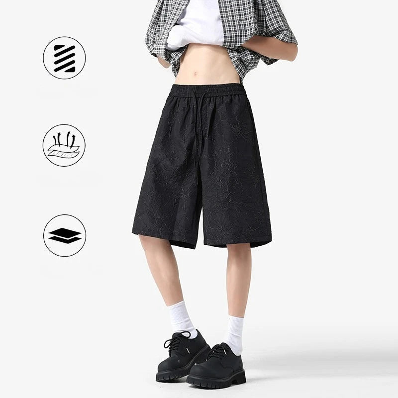 Men's Short Pants Five-Point Casual Beach Youth Leisure Trousers Fashionable Young Men's Mid-Length Shorts Summer Mens Shorts