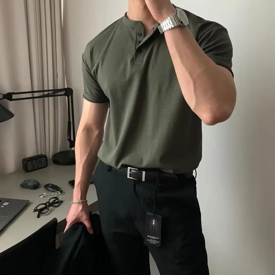 Men Short Sleeve Polo t Shirts