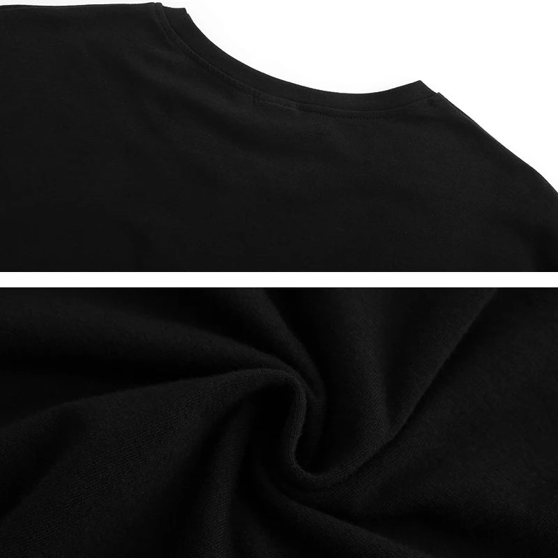 Oversized T-shirt Mens Cotton Dropped Shoulder Loose Short Sleeve Fitness T Shirt Summer Gym Bodybuilding Sports Tops Tees