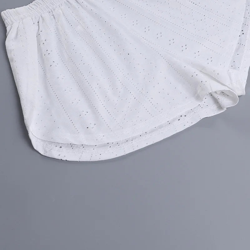 Women's Pajamas Set Sleepwear Spring Long Sleeve Tops With Shorts Home Clothes 2 Piece Sets Pyjama Femme Loungewear Pijama Mujer