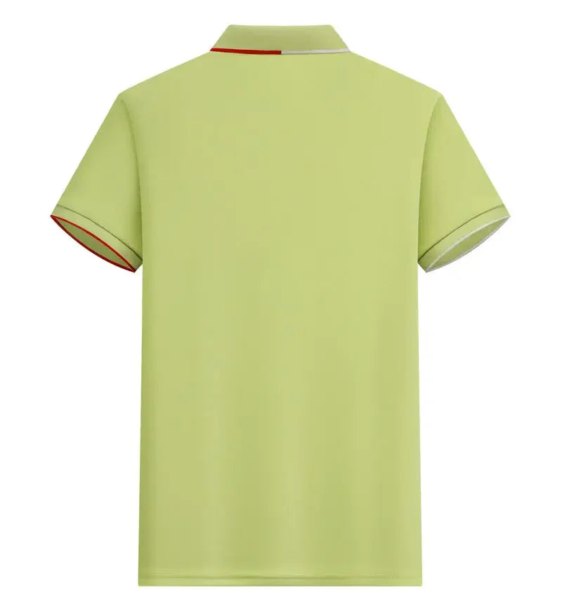 Polo Shirt Men Women Short Sleeve Casual Slim Fit Cotton Blend Top Business Casual Summer Outfit 2025 Fashion Brand T Shirts