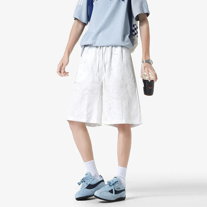 Men's Short Pants Five-Point Casual Beach Youth Leisure Trousers Fashionable Young Men's Mid-Length Shorts Summer Mens Shorts