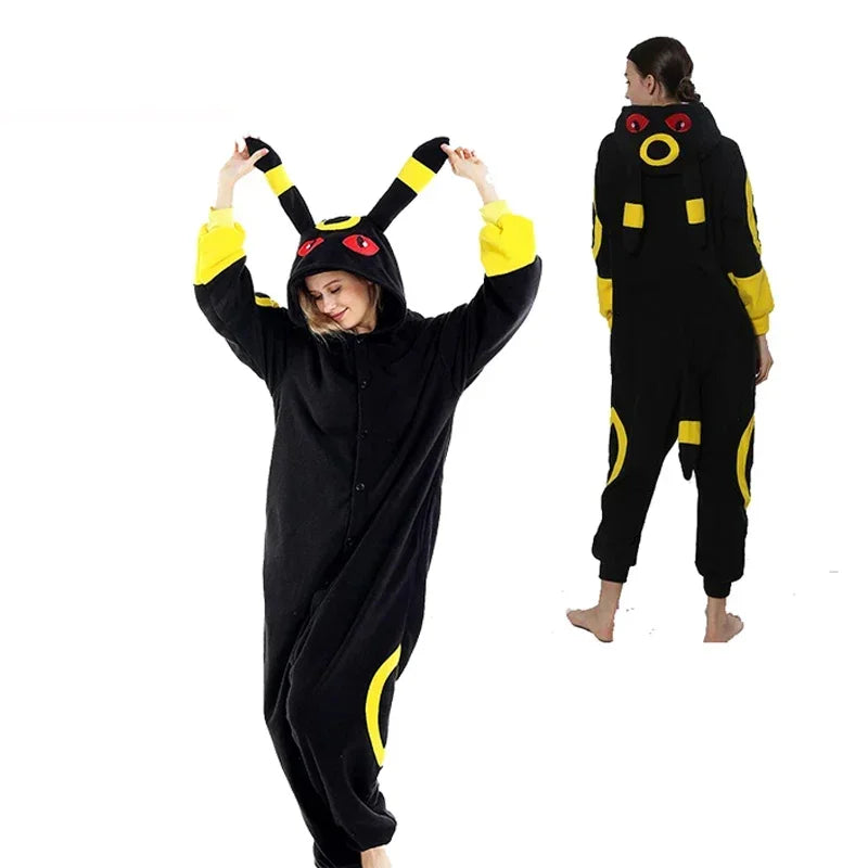Pyjama une pièce Charizard pour adultes, costume de cosplay d'Halloween, Onesie, corps entier, Gengar, Kigurumi, Umbreon, Piplup