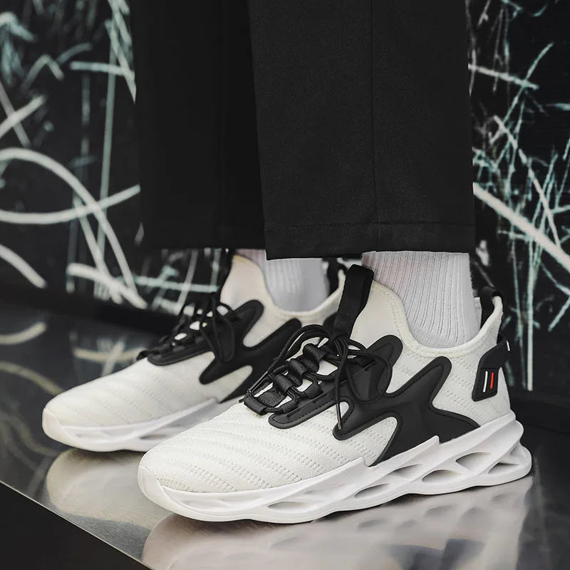 Men's Sneakers 2024 New Fashion Blade Sports Running Shoes Soft Sole Cushioning Outdoor Walking Shoes Casual Men's Shoes