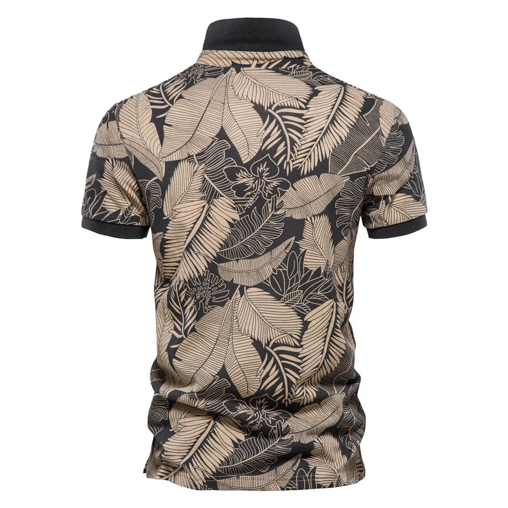 Hawaii Style Polo Shirts for Men Short Sleeve Quality Casual Social Men's Polo T Shirts Summer Men Clothing