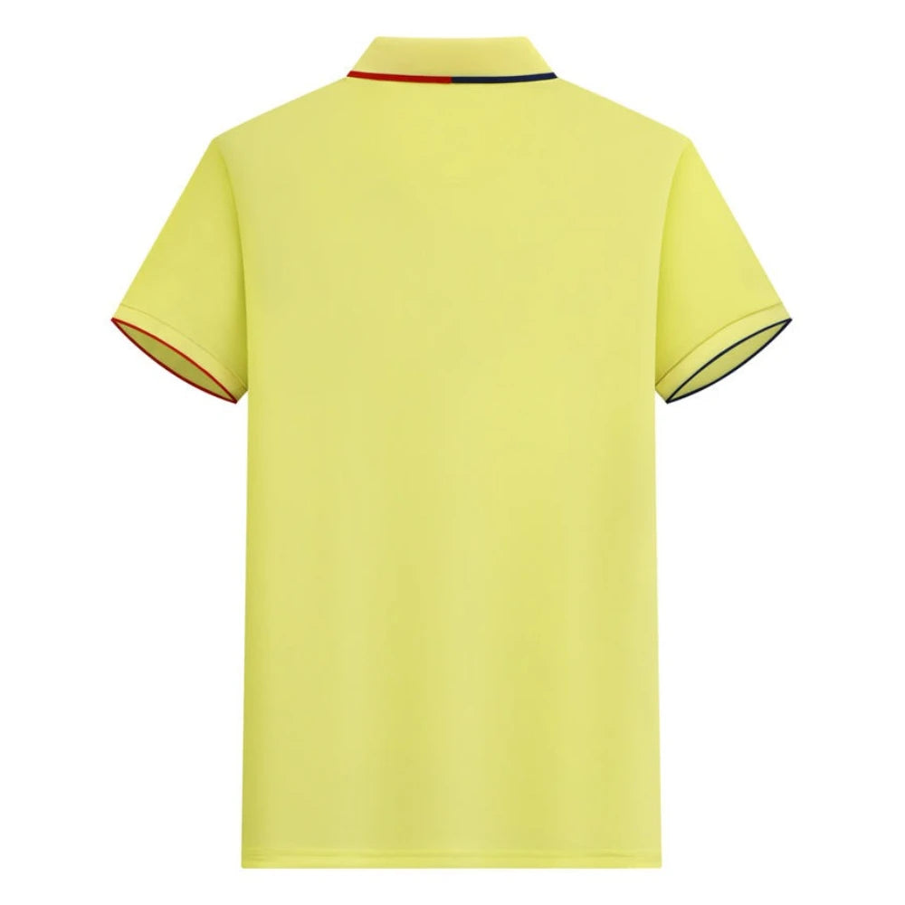 Polo Shirt Men Women Short Sleeve Casual Slim Fit Cotton Blend Top Business Casual Summer Outfit 2025 Fashion Brand T Shirts