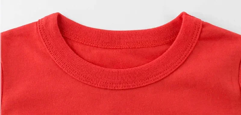 Kids Plain T Shirt Tops for Child Boys Girls Baby pure color Blank Clothes White Black Children Summer Tees 1-16 Years