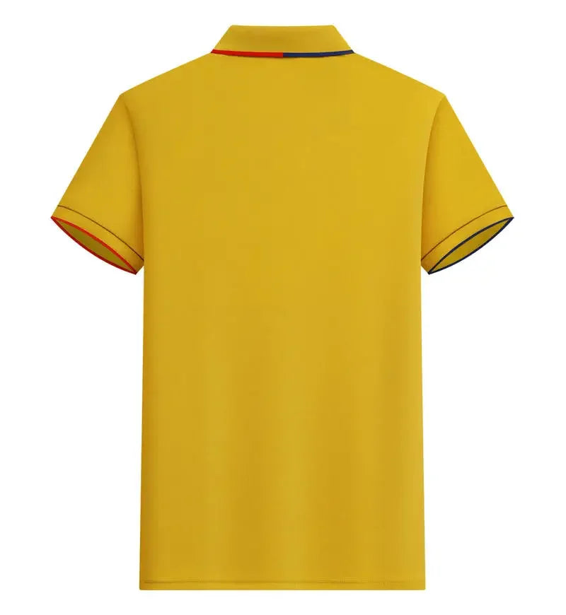 Polo Shirt Men Women Short Sleeve Casual Slim Fit Cotton Blend Top Business Casual Summer Outfit 2025 Fashion Brand T Shirts