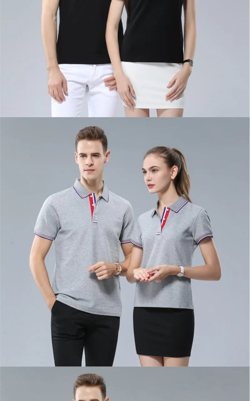 Polo Shirts Casual Solid Color New Summer Fashion Brand Men Hot Selling Clothing Breathable Lapel 8 Colors T-Shirt