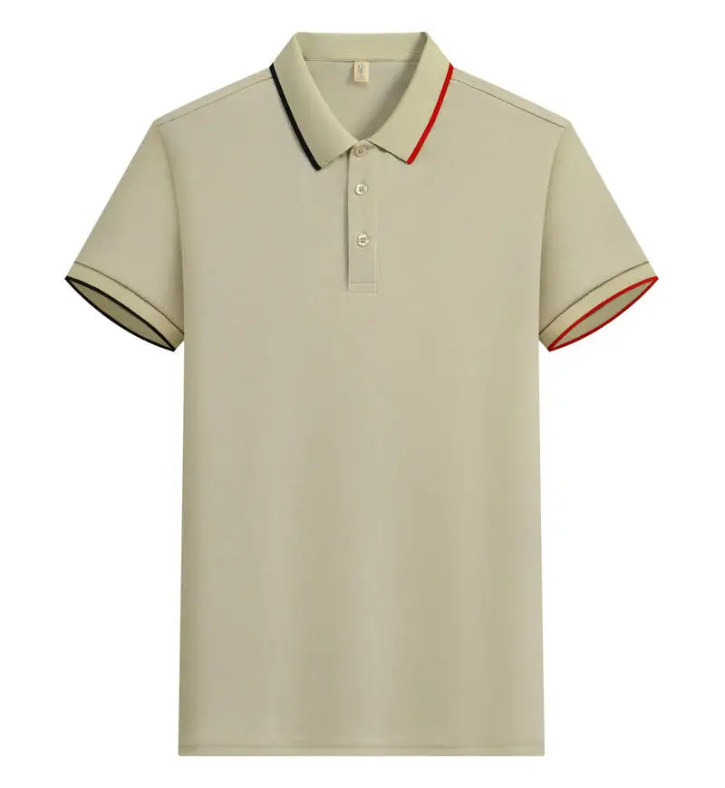 Polo Shirt Men Women Short Sleeve Casual Slim Fit Cotton Blend Top Business Casual Summer Outfit 2025 Fashion Brand T Shirts