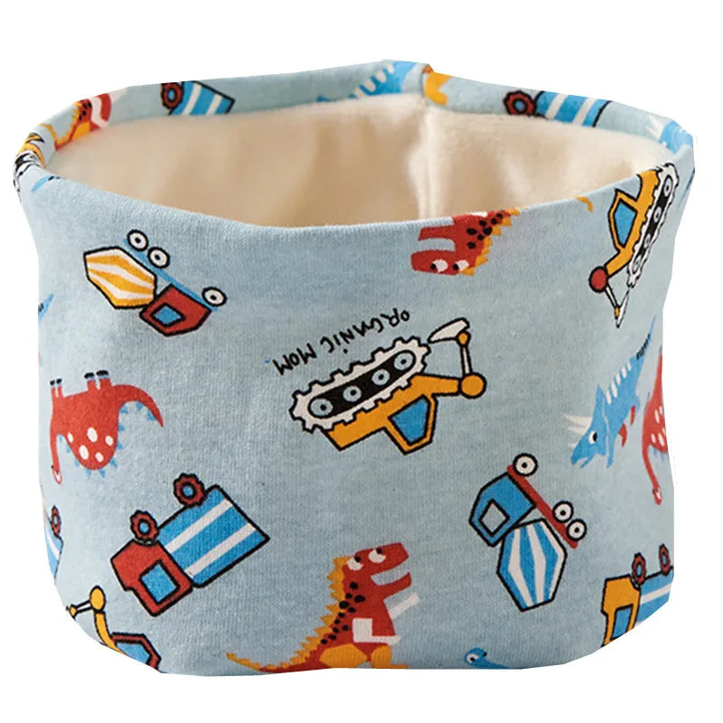 New Autumn Winter Girls 100% Cotton Scarf Children Scarf Bibs LIC Boys Girls O Ring Scarf Lovely Kids Collar Children Bufandas