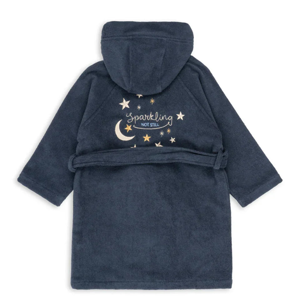 Children Cotton Bathrobe 2025 KS New Girls Embroidery Bath Towel Cloak Boys Hooded Pyjamas Baby Kids Soft Bath Robe Nightgown