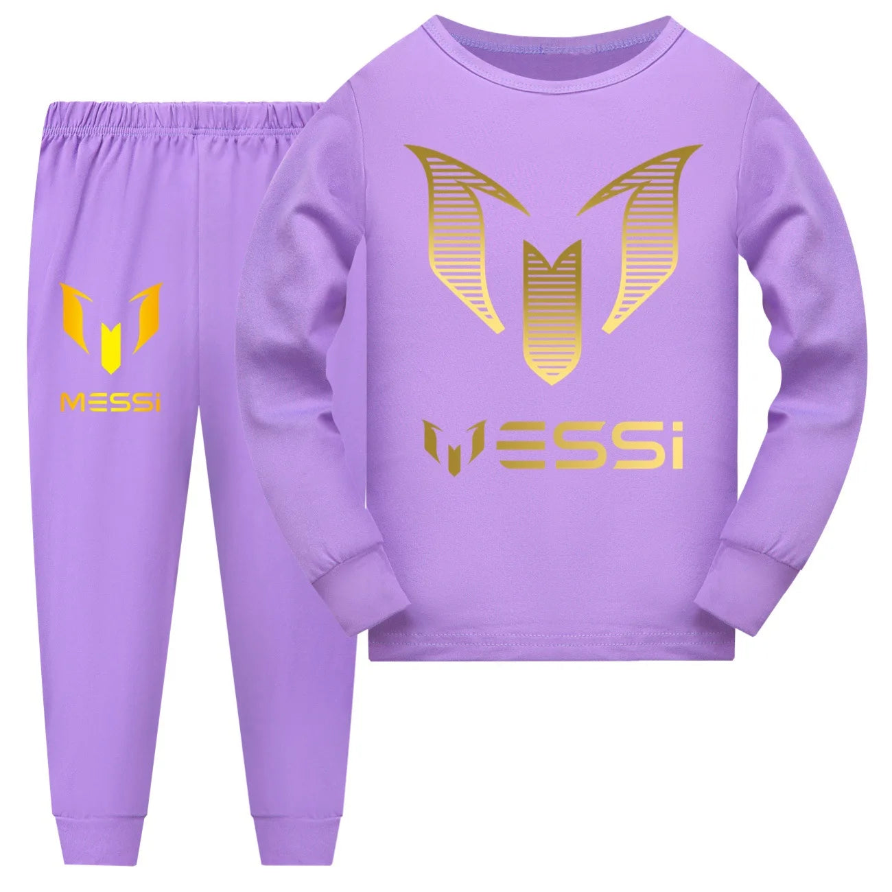 Cartoon Messi Children Pajamas Boys Pijama Cotton Clothes Set Sleepwear Kids Nightwear for Girls Toddler Outfits Pyjama 2938