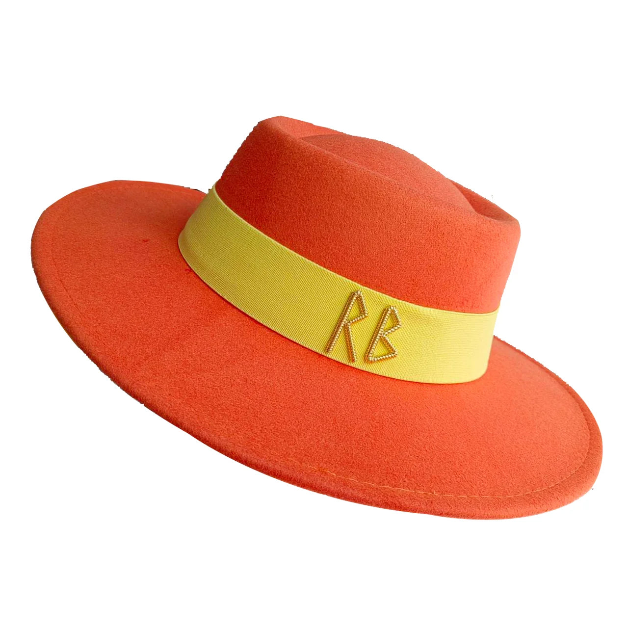 Fedora Flat Top Hat Autumn/Winter Hat RB British French Flat Top Hat Punk Jazz Hat Wide brimmed Hat Gorras 모자