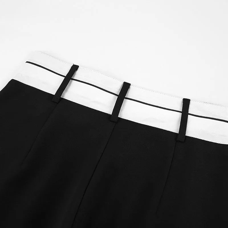 Women Pants Casual Wide Leg Pants for Women Black Suit Pants Office Lady Straight Pants High Waist Trousers Women Clothes Outfit