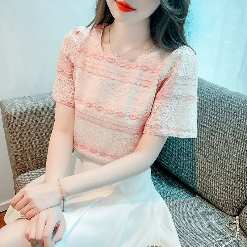 Summer Outfit T Shirt for Striped Women Woman Tops Japanese Vintage Clothes Fashion Tee Cheap Clothing Sales Korean Reviews Many