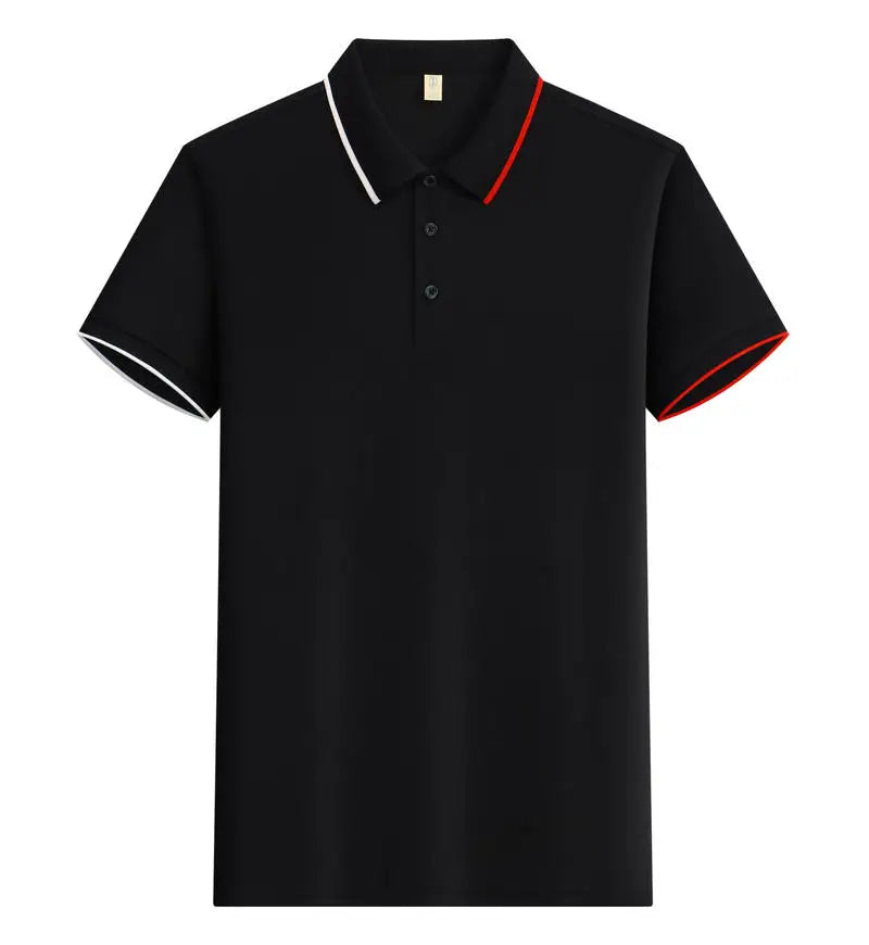 Polo Shirt Men Women Short Sleeve Casual Slim Fit Cotton Blend Top Business Casual Summer Outfit 2025 Fashion Brand T Shirts