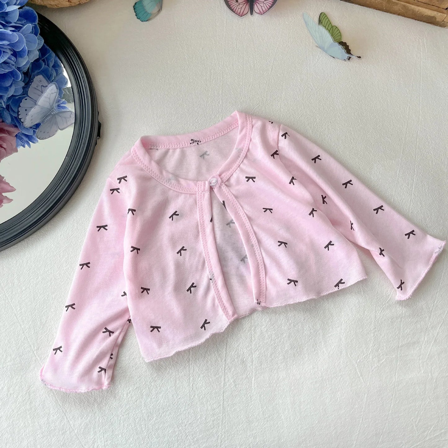 Summer 2025 New Sweet Baby Coat for Girls' Sunscreen Clothing Thin Summer Clothing Children Breathable Air Conditioning Clothing