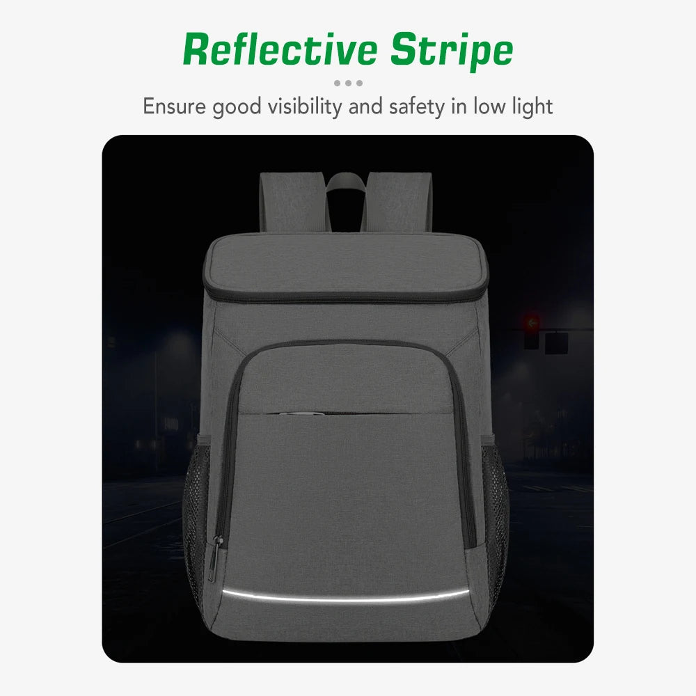 30L Cooler Backpack Leakproof Insulated Lunch Bag Picnic food insulation cooler bag for Outdoor Camping Hiking Picnics Beach