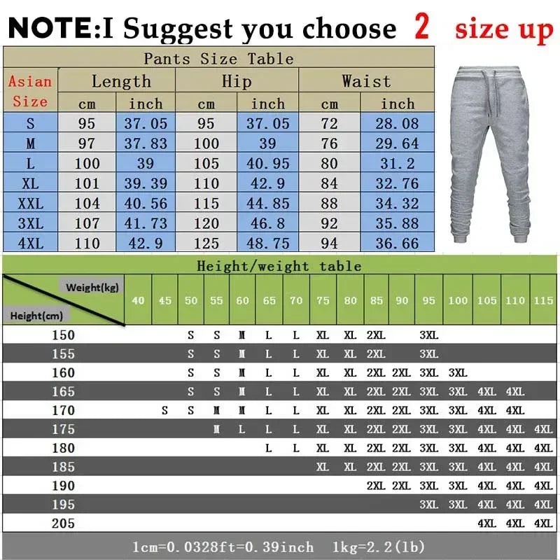 Casual Sports Fashion Harajuku Men Trousers Spring And Autumn Jogging Comfortable Sweatpants Trend 2024 Street Personality Pants