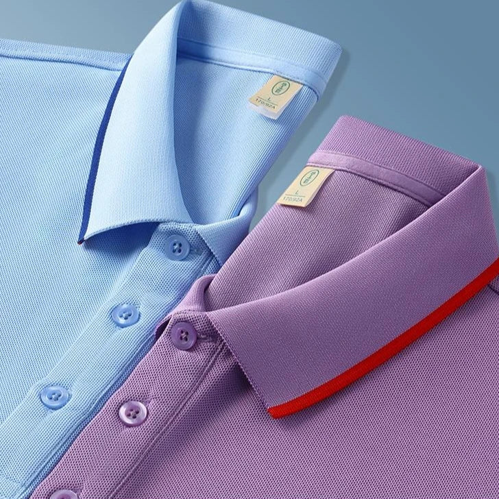 Polo Shirt Men Women Short Sleeve Casual Slim Fit Cotton Blend Top Business Casual Summer Outfit 2025 Fashion Brand T Shirts