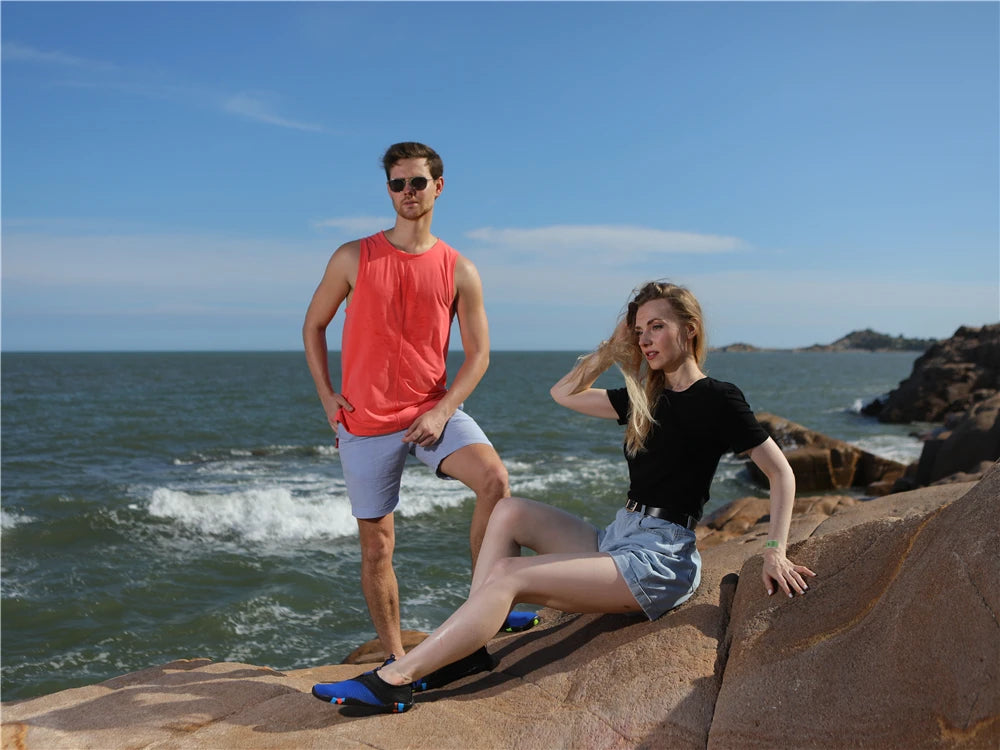 Men Aqua Shoes Women Water Shoes Sport Barefoot Outdoor Upstream Sneakers For Beach Swimming Diving Fitness Yoga Footwear