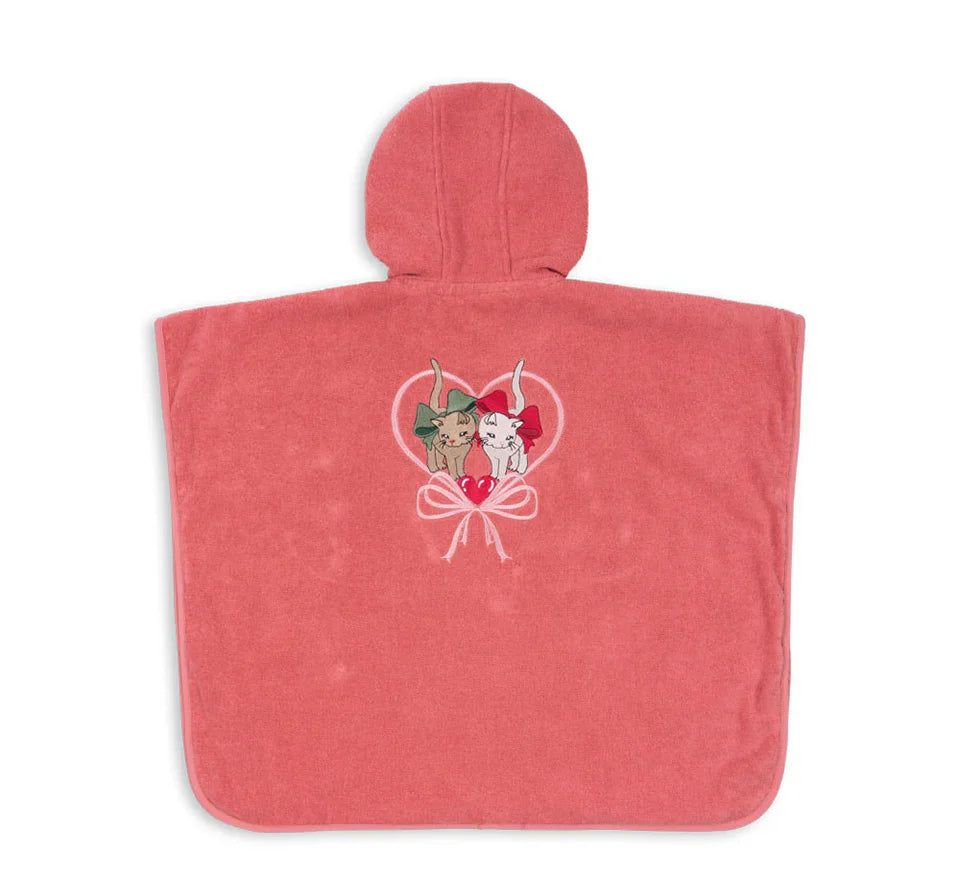 Children Cotton Bathrobe 2025 KS New Girls Embroidery Bath Towel Cloak Boys Hooded Pyjamas Baby Kids Soft Bath Robe Nightgown