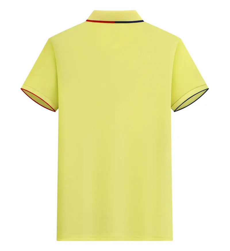 Polo Shirt Men Women Short Sleeve Casual Slim Fit Cotton Blend Top Business Casual Summer Outfit 2025 Fashion Brand T Shirts
