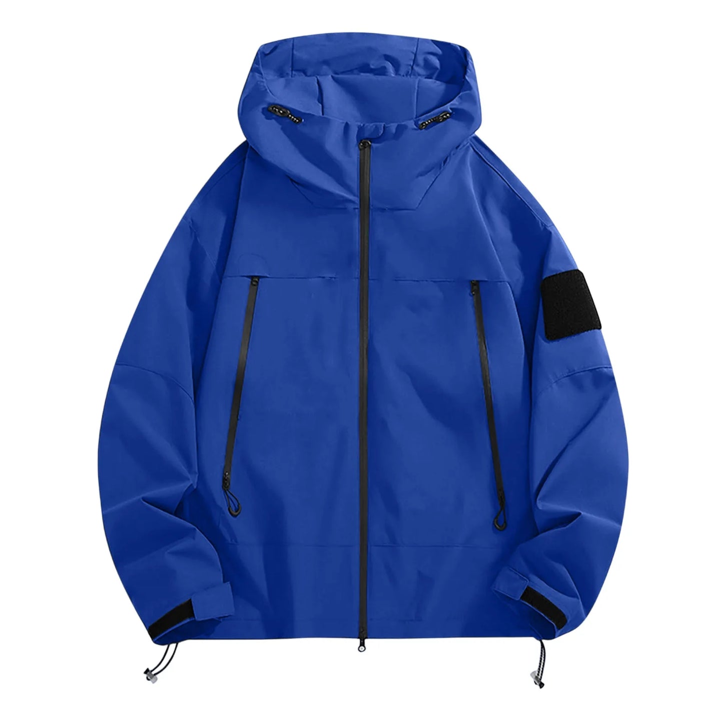 Women'S Tops Hooded Windbreaker Women'S Jacket Waterproof Coat Outdoor Travel Contrast Functional Style Solid Color Adventure