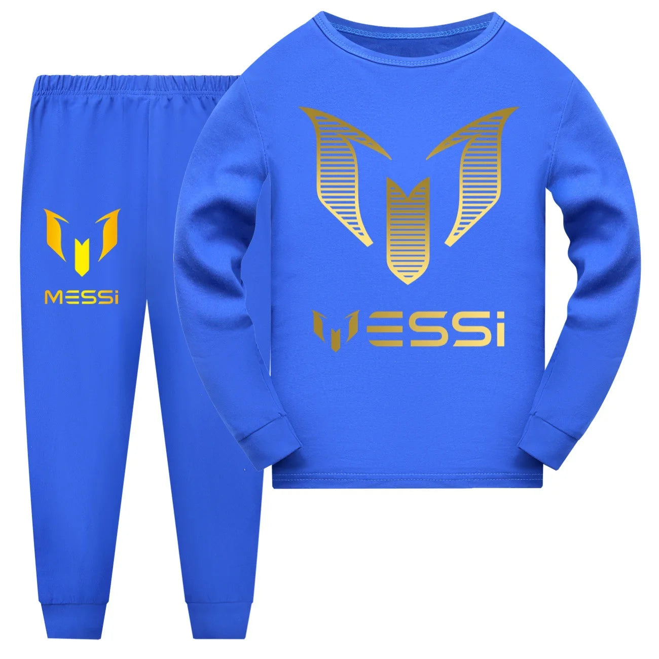 Cartoon Messi Children Pajamas Boys Pijama Cotton Clothes Set Sleepwear Kids Nightwear for Girls Toddler Outfits Pyjama 2938