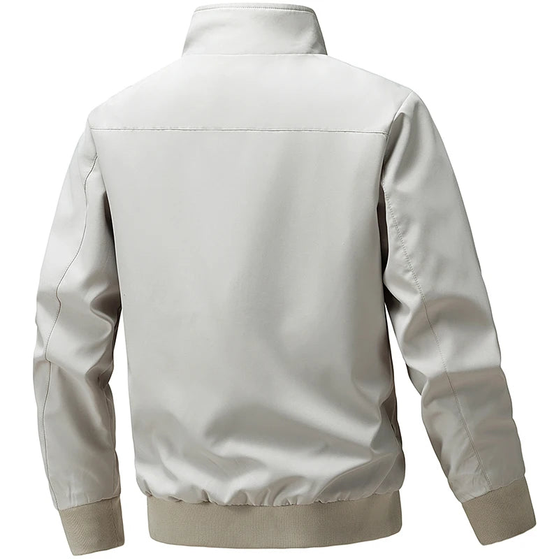 Jacket Men's High-end Autumn 2025 New Fashion Coat Handsome Casual Stand-up Collar Jackets Men's Clothing Size M-5XL Parkas