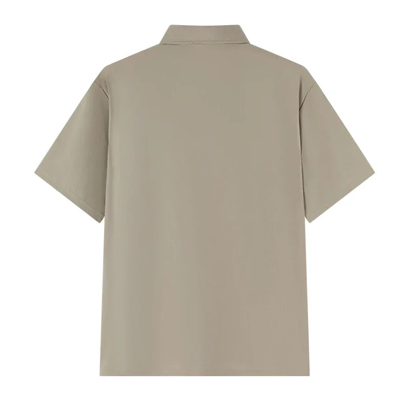 Polo Shirts Men Short Sleeve Polos Big Size 5XL 6XL 7XL 110-175kg Loose Shirt Oversized Tops Plus Size Men Clothing
