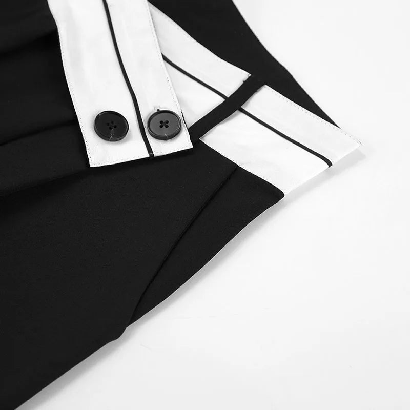 Women Pants Casual Wide Leg Pants for Women Black Suit Pants Office Lady Straight Pants High Waist Trousers Women Clothes Outfit