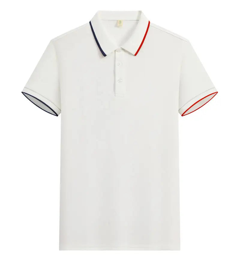 Polo Shirt Men Women Short Sleeve Casual Slim Fit Cotton Blend Top Business Casual Summer Outfit 2025 Fashion Brand T Shirts