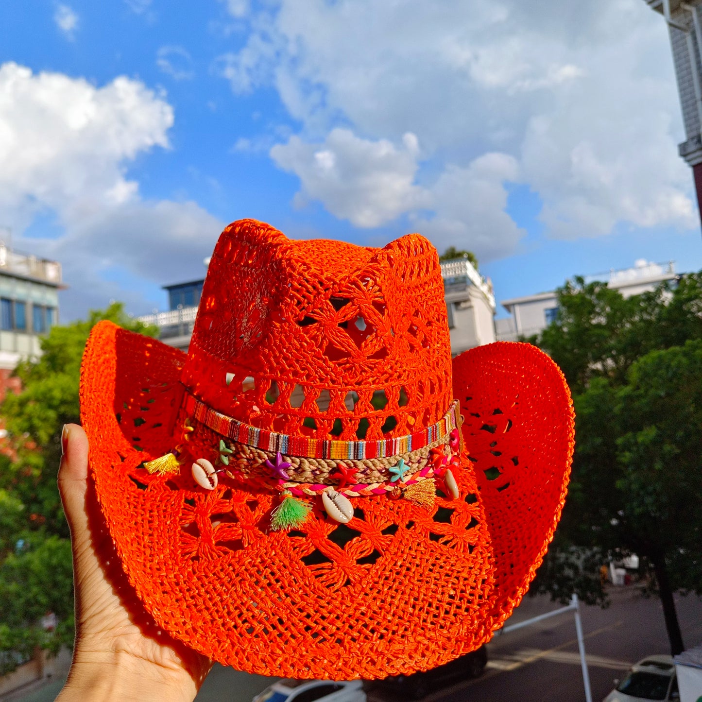 hats straw cowgirl western hat mexican hat retro curling hat western cowboy hat outdoor riding hat travel sports hat