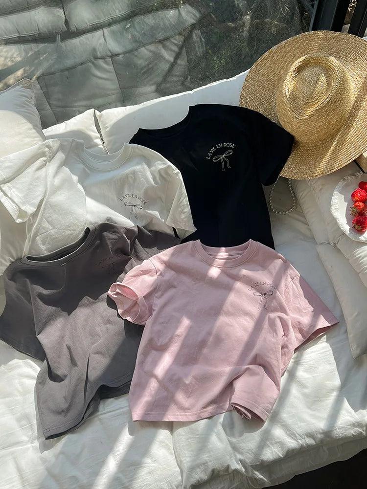 Kids Clothes Girl Children Short Sleeved Girl Clothes Summer T Shirt Tops Children Clothing Boy Cloth Ropa De Niña Ropa De Niño