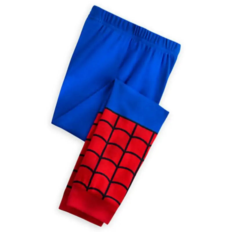 Children's Spiderman Pajama Set for Boys Cartoon Superhero Spider Cosplay Costume Long Sleeve Kids Sleepwear