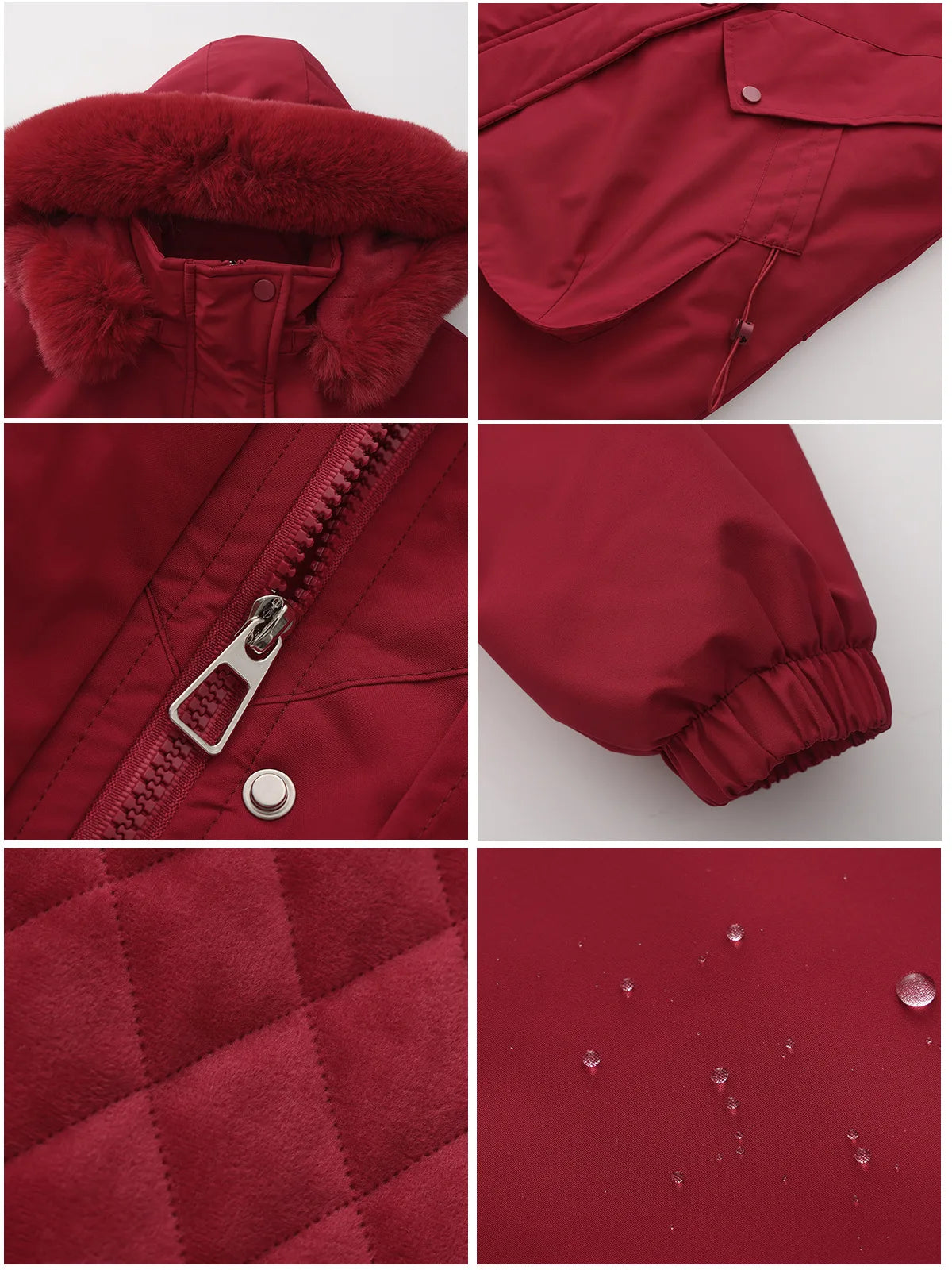 Cotton Coat Women 2025 Winter Mid-length Parka Plus Velvet Korean Style Large Fur Collar Plus Velvet Coat