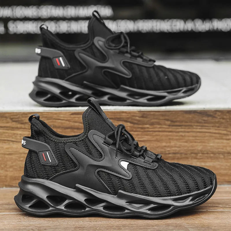Men's Sneakers 2024 New Fashion Blade Sports Running Shoes Soft Sole Cushioning Outdoor Walking Shoes Casual Men's Shoes