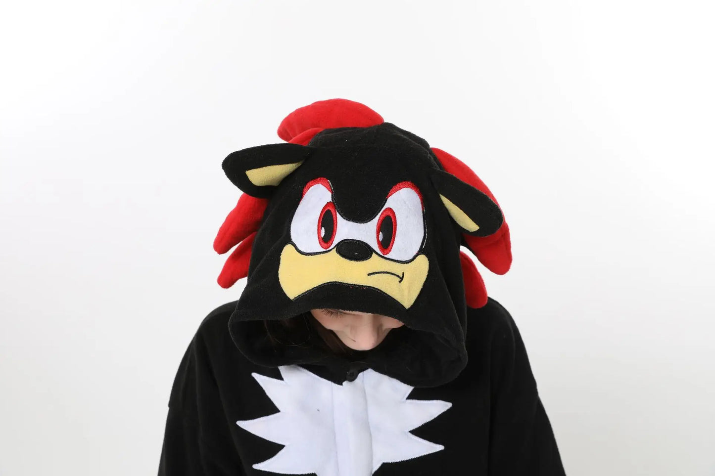 Sonic Anime Cartoon Plush Pajama Onesie Winter Flannel Adult Kids Sleepwear Warm Cosplay Bathrobe Pijama Onesies