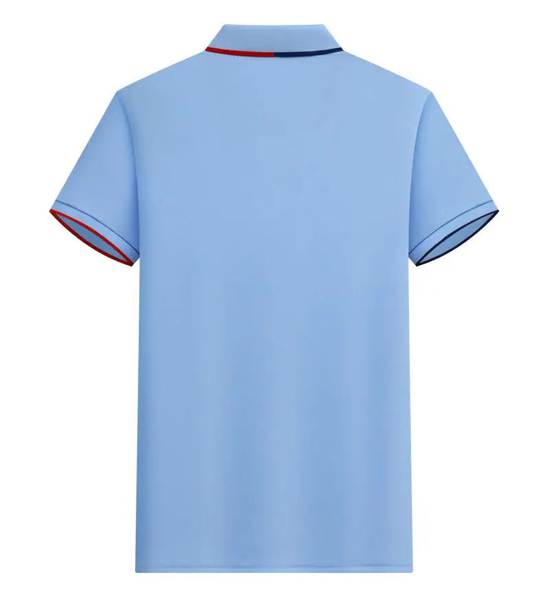 Polo Shirt Men Women Short Sleeve Casual Slim Fit Cotton Blend Top Business Casual Summer Outfit 2025 Fashion Brand T Shirts