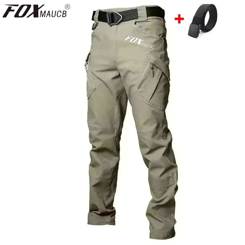 FOXMAUCB Cycling Long Pants Men Mountain Bike Trousers Motocross Bicycle Tactical Cargo Bottoms Enduro Pant Pantalon Ciclismo